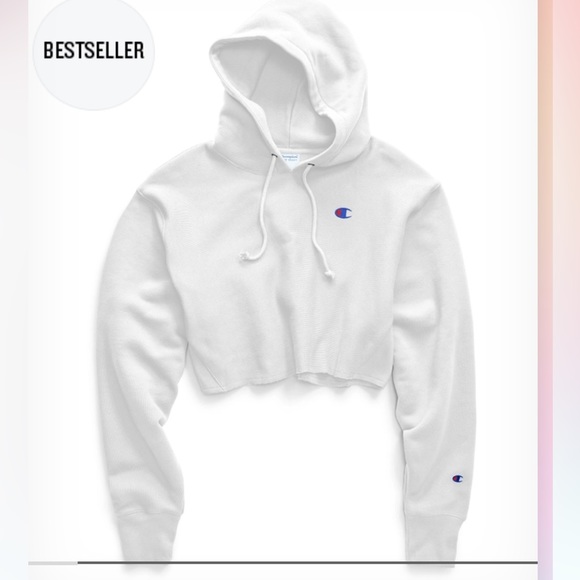 Champion Women’s Fleece Set Shorts Crop Hoodie - Picture 14 of 15